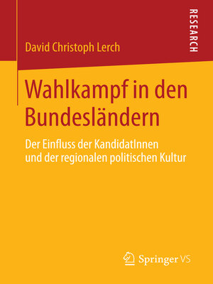 cover image of Wahlkampf in den Bundesländern